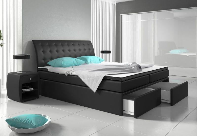 Luxusní spánek na posteli Boxspring ROXI