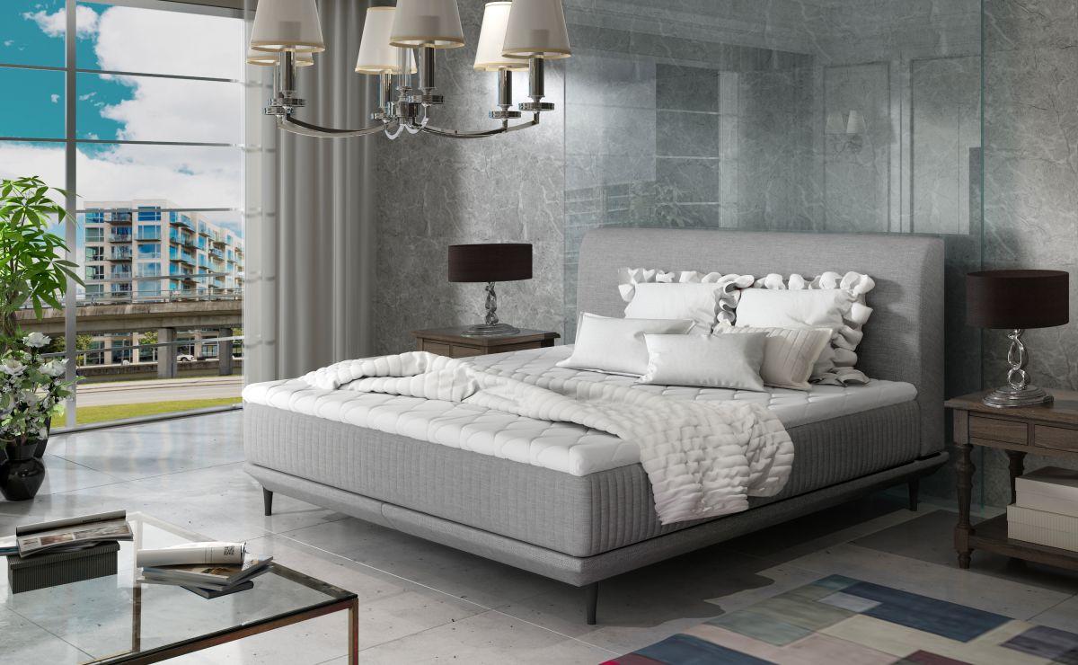 Luxusní materiály čalouněné postele ASTERIA