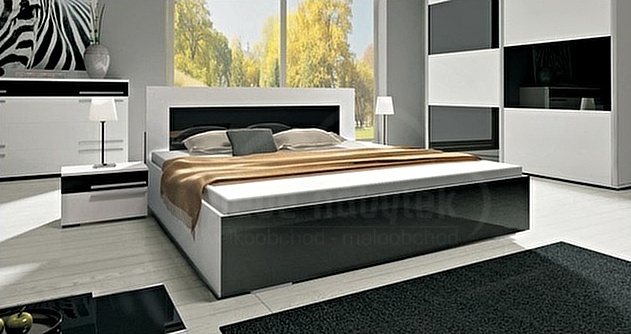 Ložnice HAVANA II - manželská postel s roštem a matrací