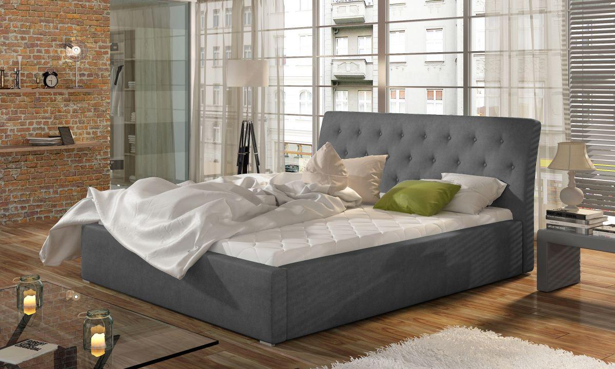 Luxusní čalouněná postel MILANO